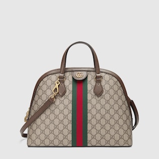 Mittelgroße Ophidia Henkeltasche mit GG