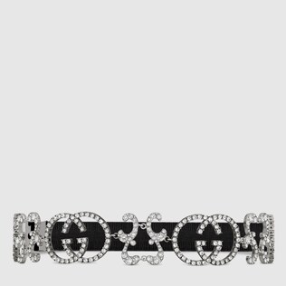Crystal Interlocking G headband