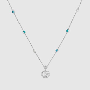 Collana con pendente Doppia G