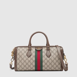 Borsa a mano Ophidia in GG Supreme misura media