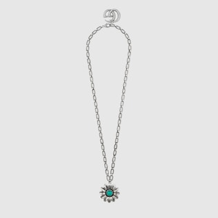 Double G flower necklace