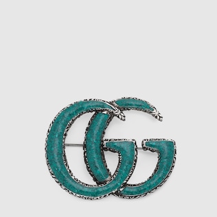 Broche con Doble G Esmaltada