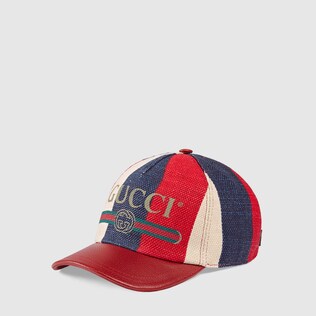 Gucci Print Sylvie baseball hat
