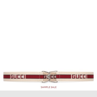 Elastischer Gürtel mit Gucci Streifen