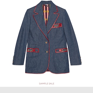 Washed denim jacket