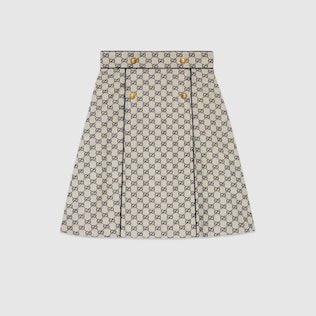 GG canvas A-line skirt