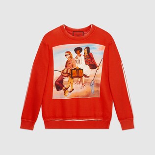 #GucciHallucination print sweatshirt