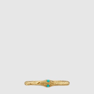 Ouroboros ring in gold