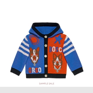 Baby Bosco and Orso wool cardigan