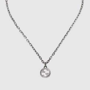 Collier à pendentif Double G