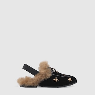 Kleinkinder Princetown Slipper mit Bienen und Sternen