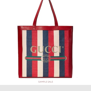 Gucci Print large tote