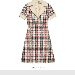 Vestido de Tweed a Cuadros
