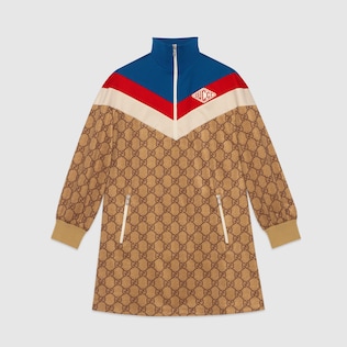 GG technical jersey dress