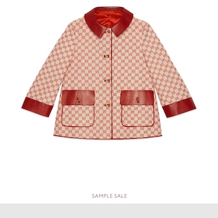 Jacke aus GG Canvas
