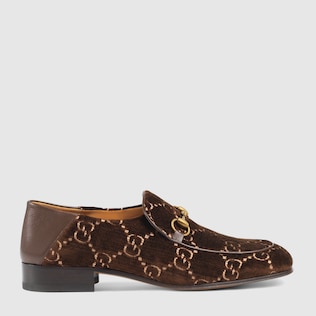 Horsebit GG Velvet loafer