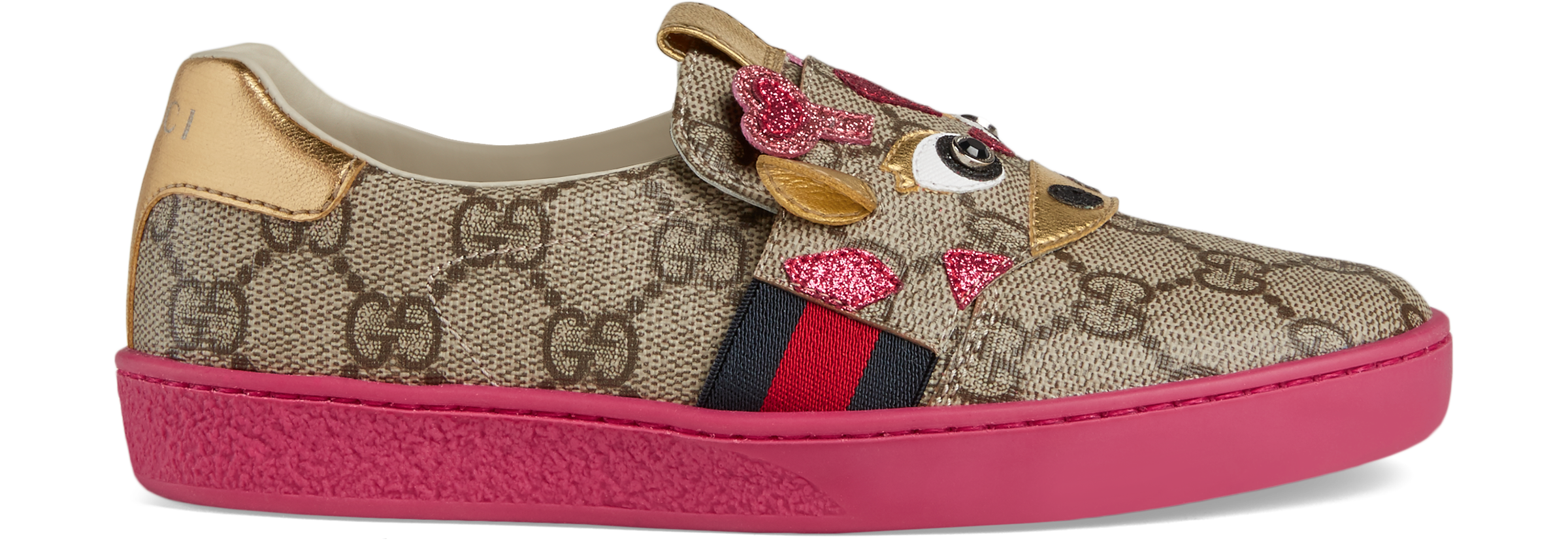 Children's Ace GG sneaker with giraffe