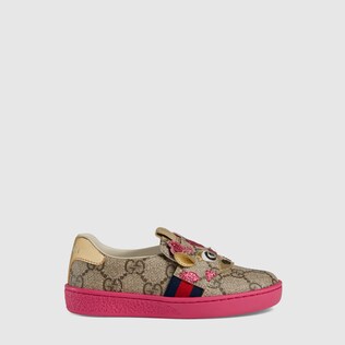 Baskets Ace pour tout-petit en toile Suprême GG avec girafe