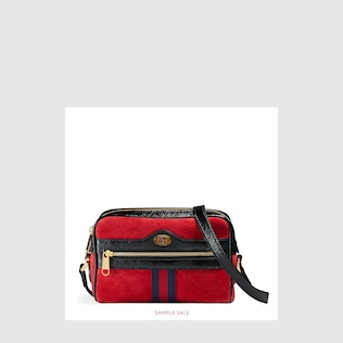 Ophidia suede mini bag