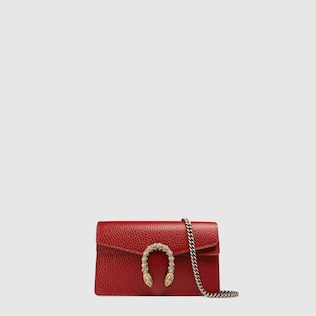 Dionysus Super-Mini-Tasche aus Leder