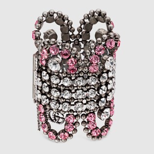 Bracciale rigido con cristalli