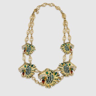 Tiger head necklace