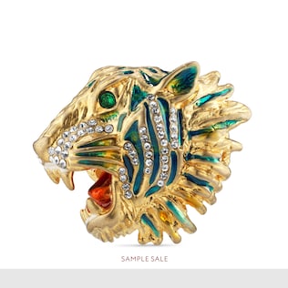 Bague tête de tigre