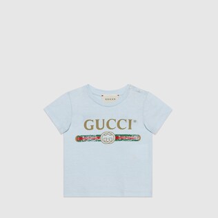 Baby T-shirt with Gucci logo