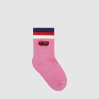 Children's cotton Gucci game socks