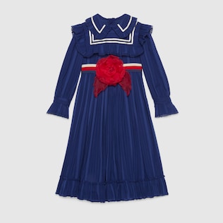 Robe pour enfant en voile de coton