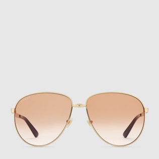Aviator metal sunglasses