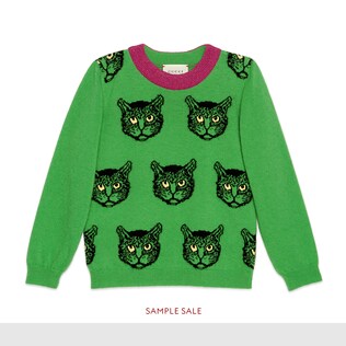 Children's Mystic Cats wool sweater