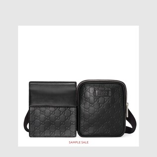 Bolsa con cinturón Gucci Signature