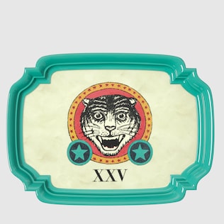 Bandeja de Metal con Estampado