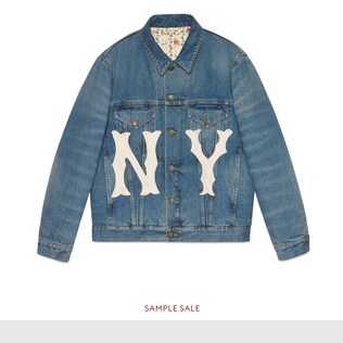 Veste femme en jean avec empiècement NY Yankees™