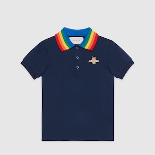 polo pour enfant en coton avec abeille