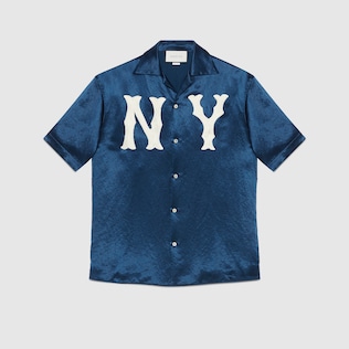 Bowling shirt with NY Yankees™ patch