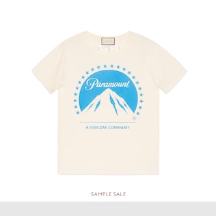 Camiseta extragrande con Logo Paramount