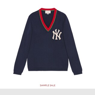 Pullover mit NY-Yankees-Patch