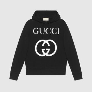 Sudadera con Capucha y G entrelazada