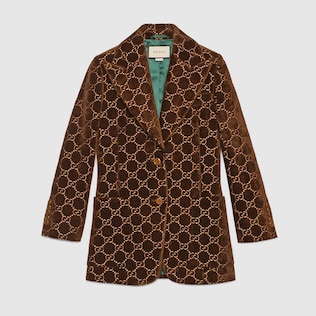 Chaqueta de Terciopelo con GG