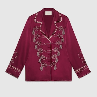 Camicia pigiama in satin