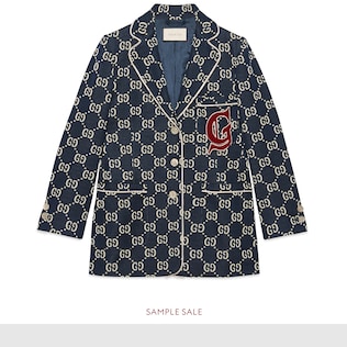 Veste en jersey GG
