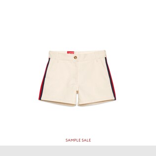 Cotton shorts with Web