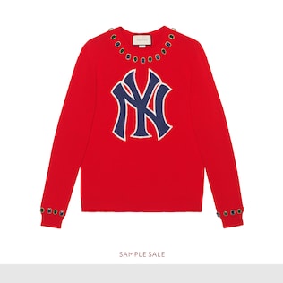 Maglione in lana con patch NY Yankees™