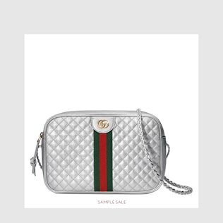 Sac à épaule en cuir laminé petite taille