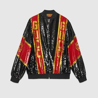 Gucci-Dapper Dan sequin jacket