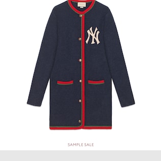 Cardigan with NY Yankees™ patch