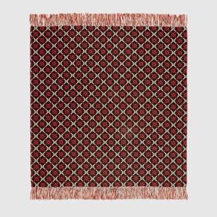 Tuch aus Wolle mit GG Diamond-Motiv