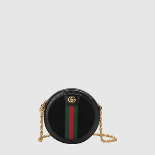 Ophidia mini round shoulder bag